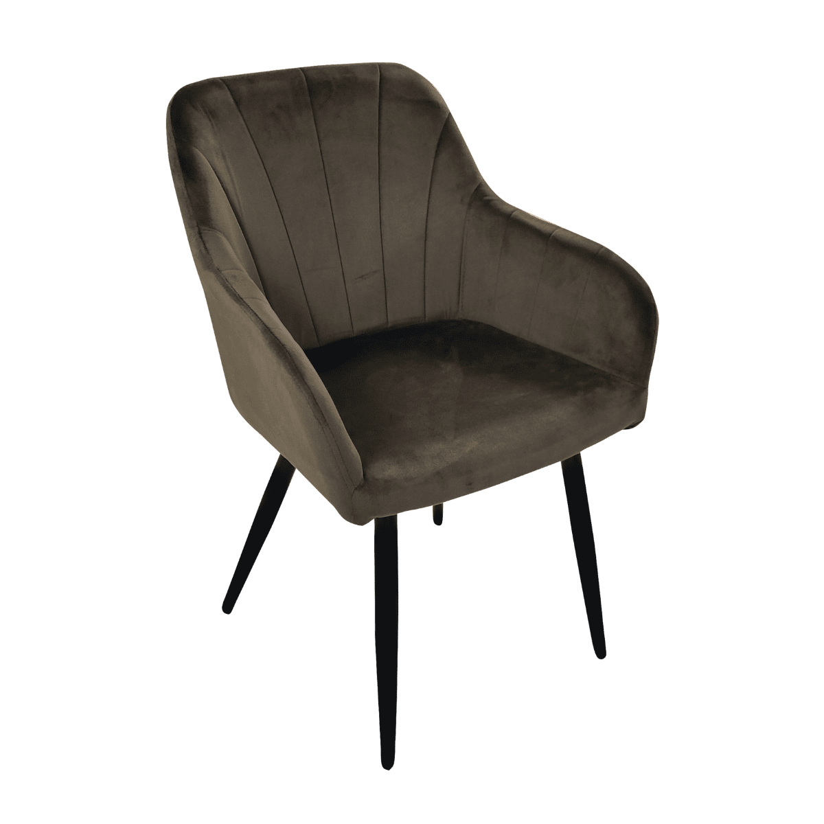 Chaise pour table à manger en velours