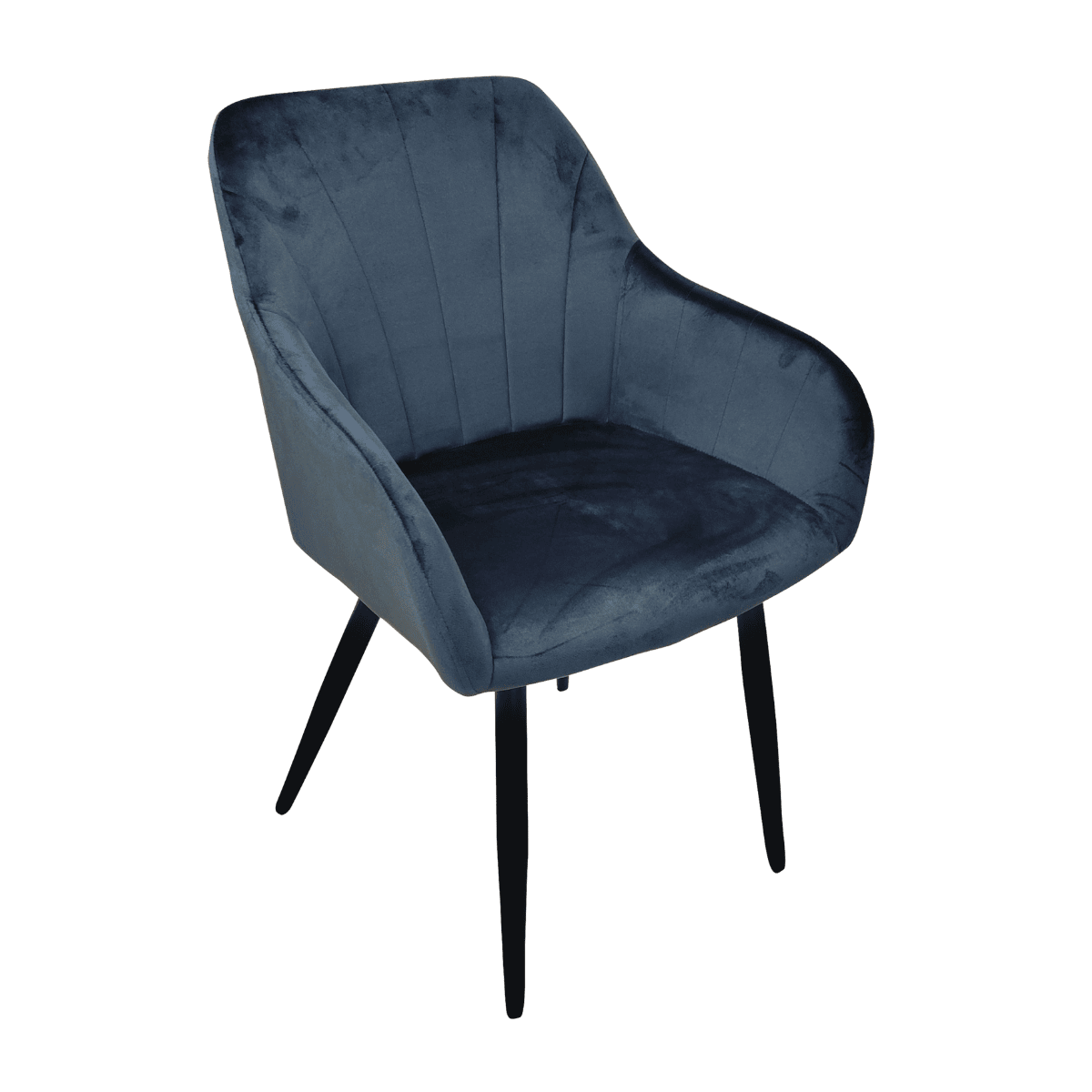 Chaise pour table à manger en velours
