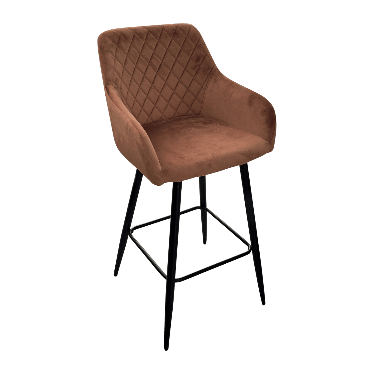 Chaise de bar en tissu