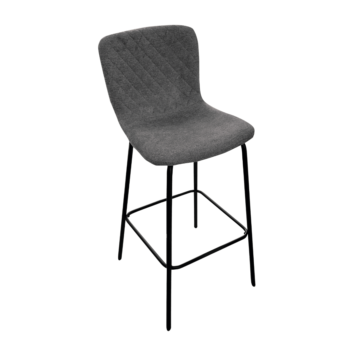 Chaise de bar en tissu