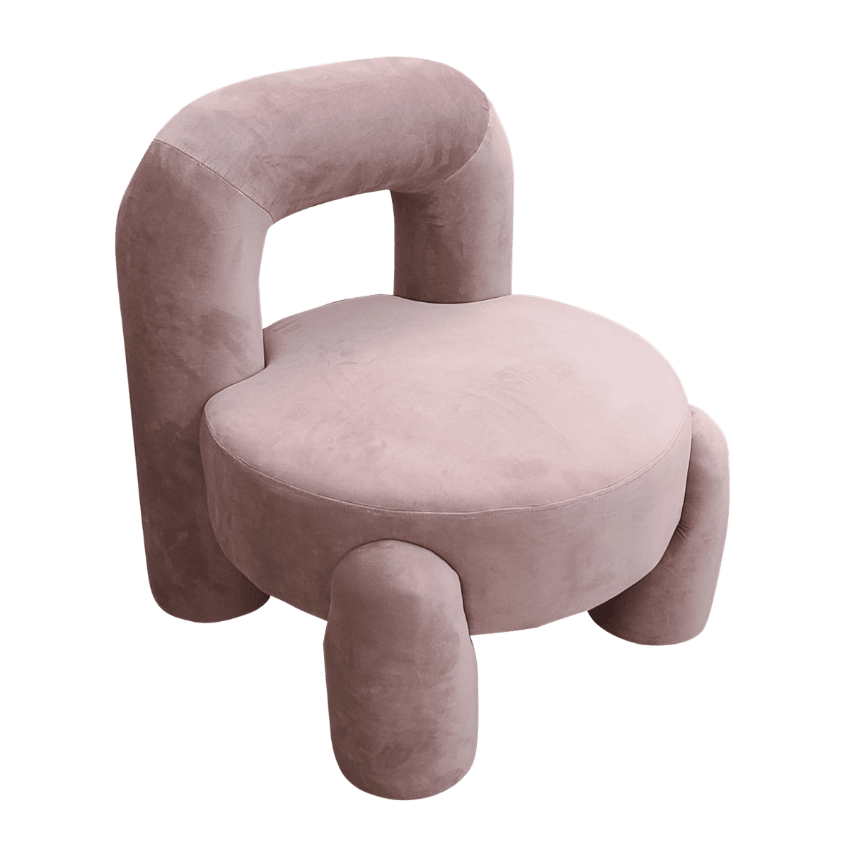 Fauteuil club en velours