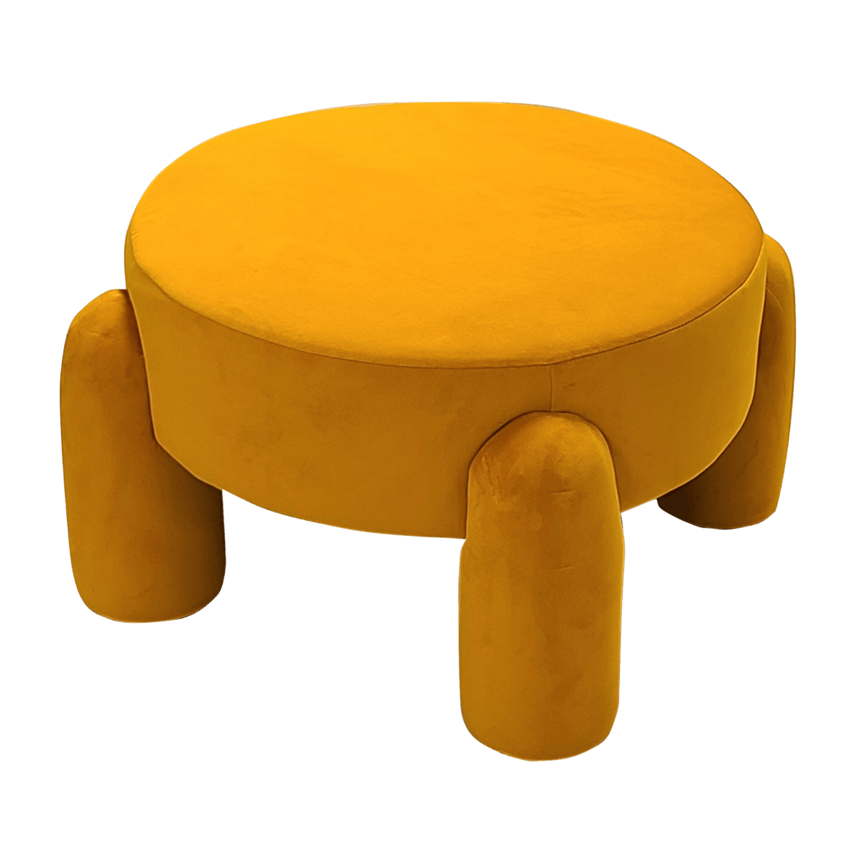 Pouf en velours