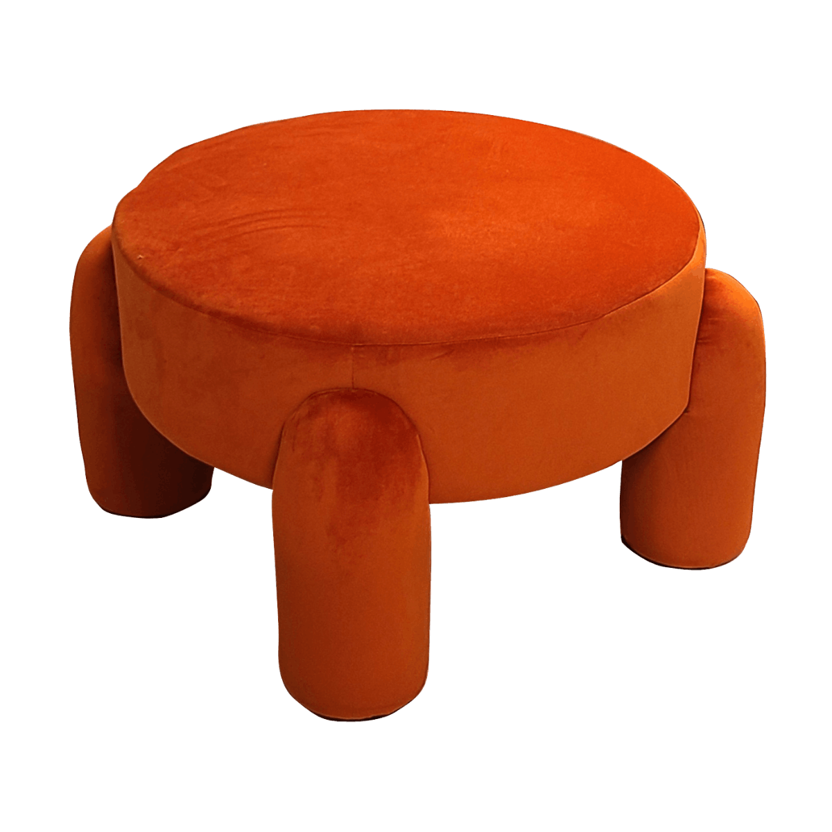 Pouf en velours
