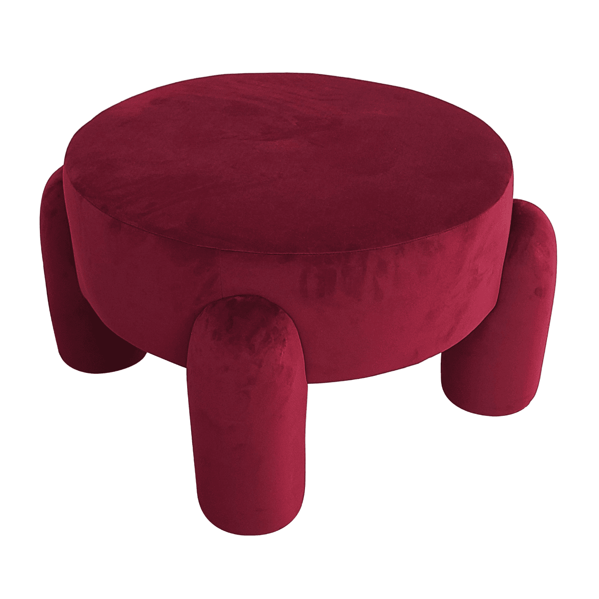 Pouf en velours