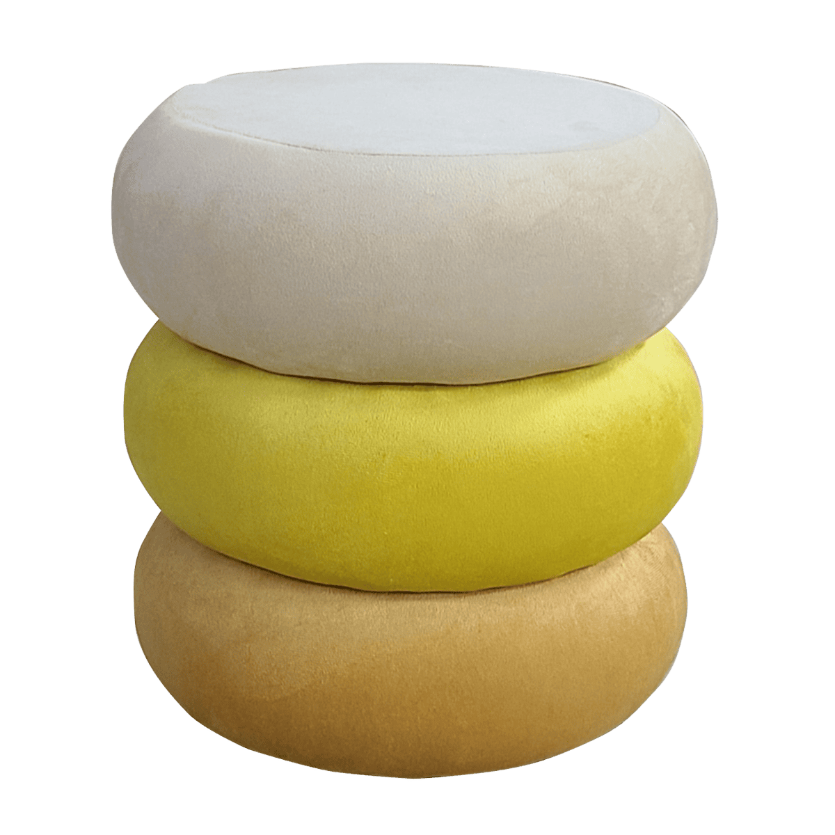 Pouf en velours
