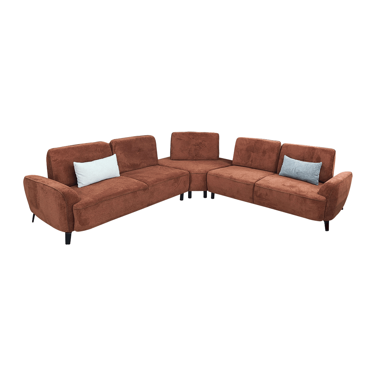 Salon d'angle en tissu