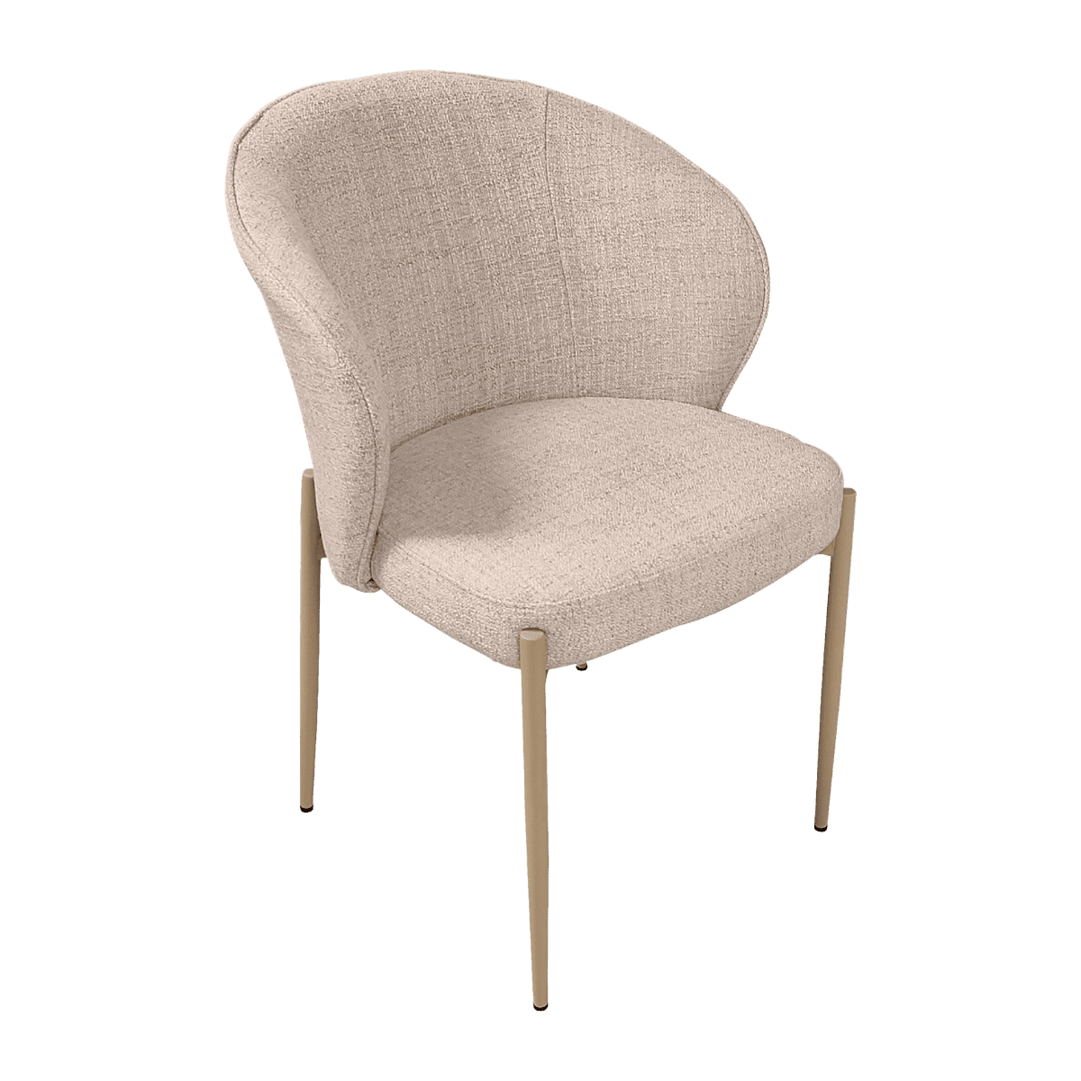 Chaise pour table à manger en tissu