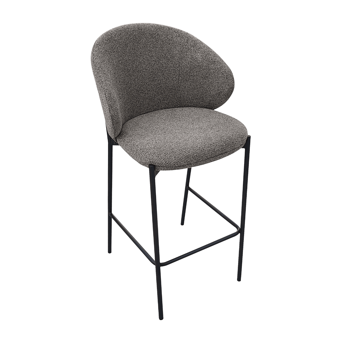 Chaise de bar en tissu