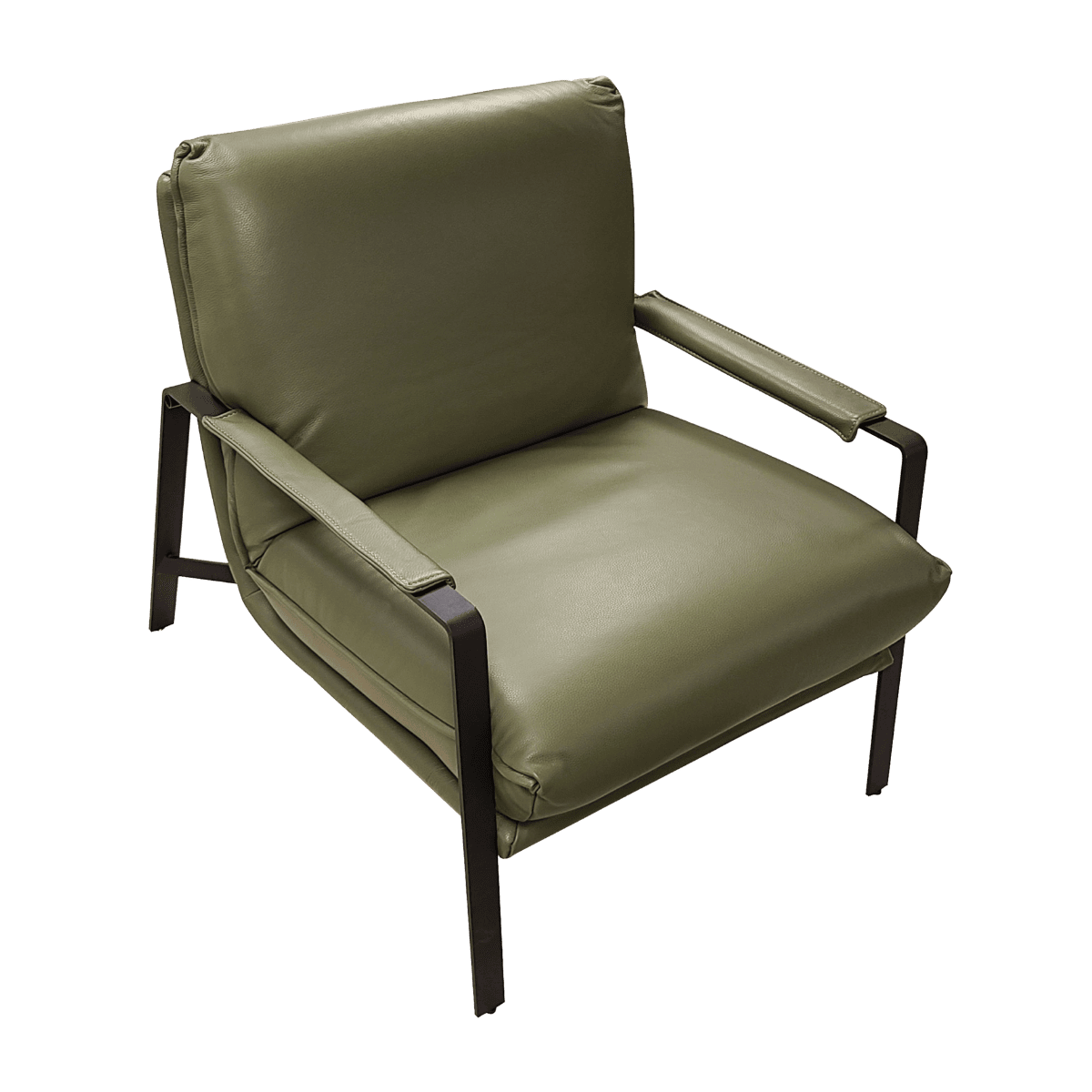 Fauteuil club en cuir