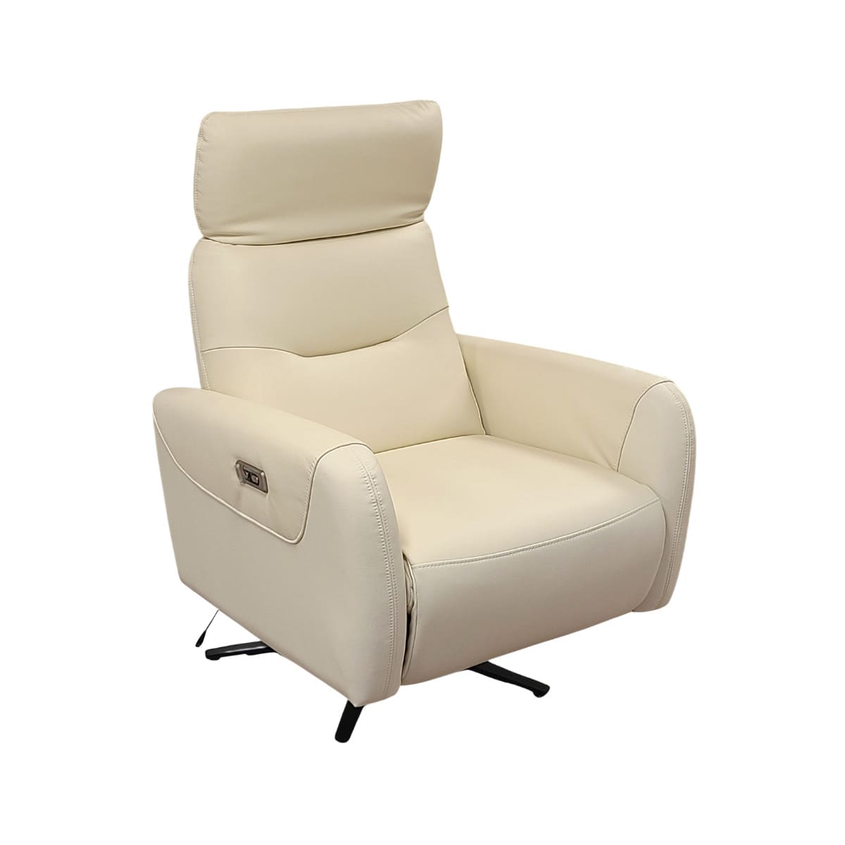Fauteuil relax en cuir avec mécanisme
