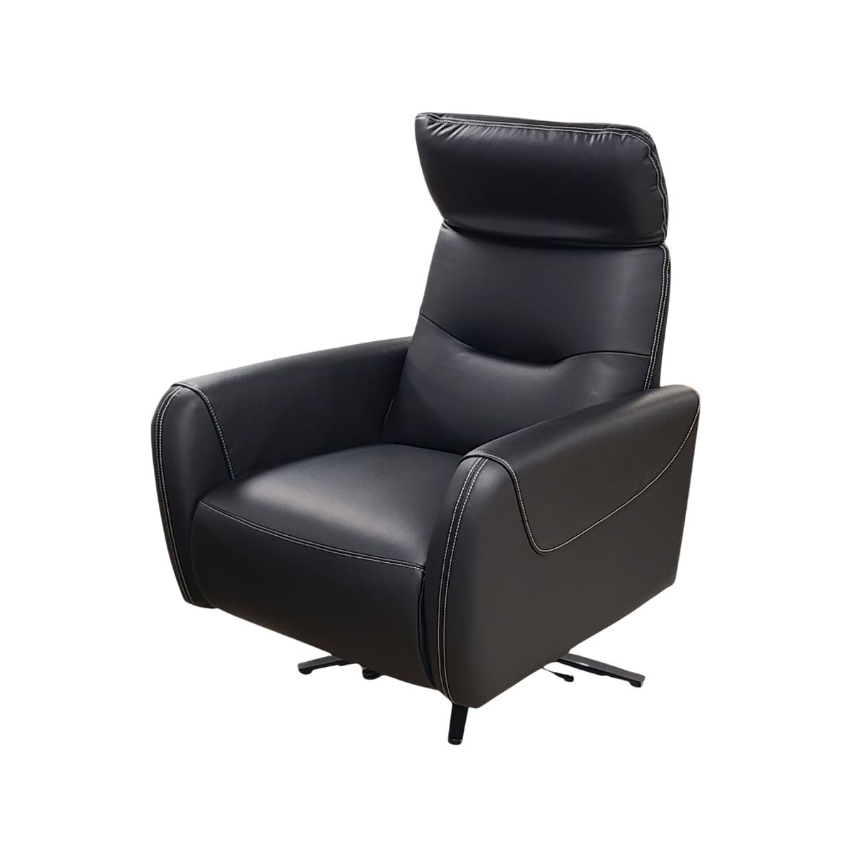 Fauteuil relax en cuir avec mécanisme