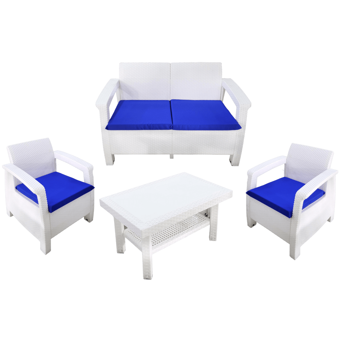 Salon de jardin 2+1+1