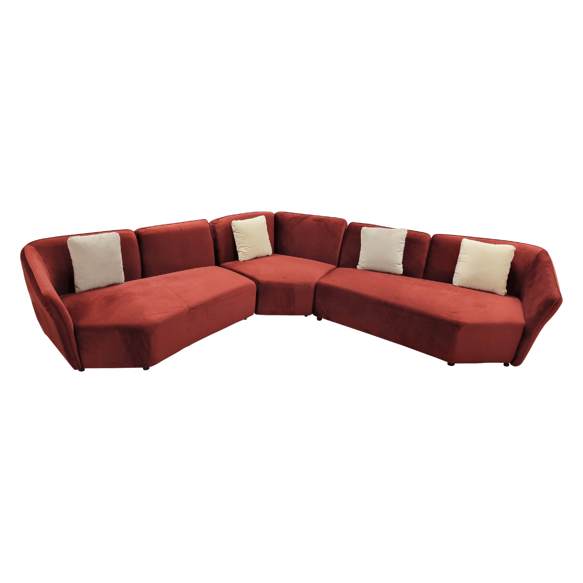 Salon d'angle en tissu