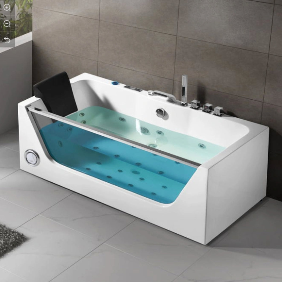 Jacuzzi à jets d'eau et mp3