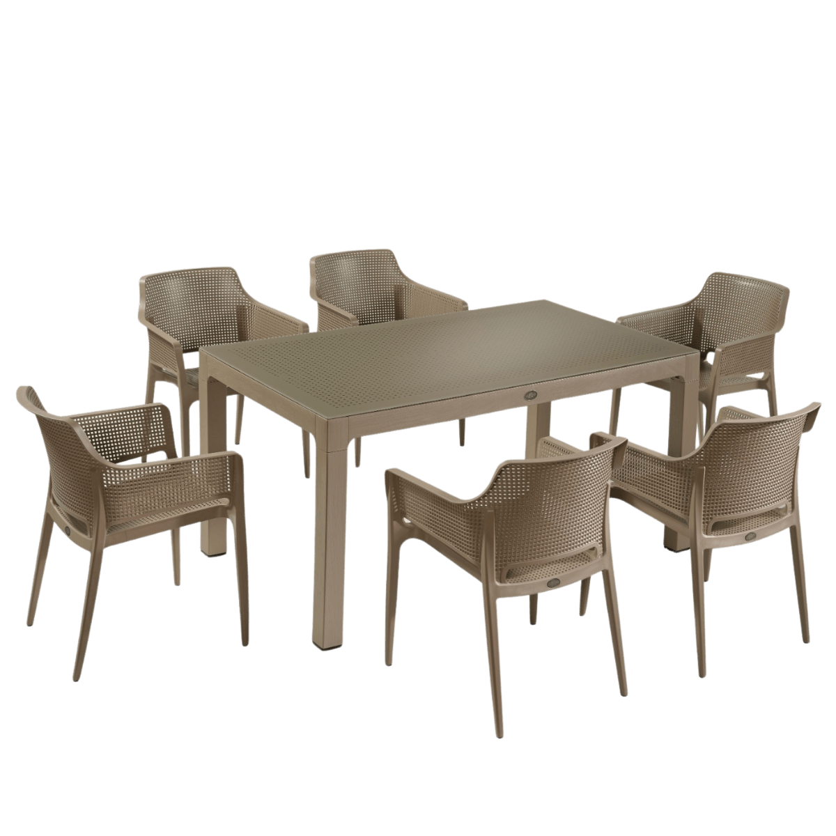 Table de jardin + 6 chaises