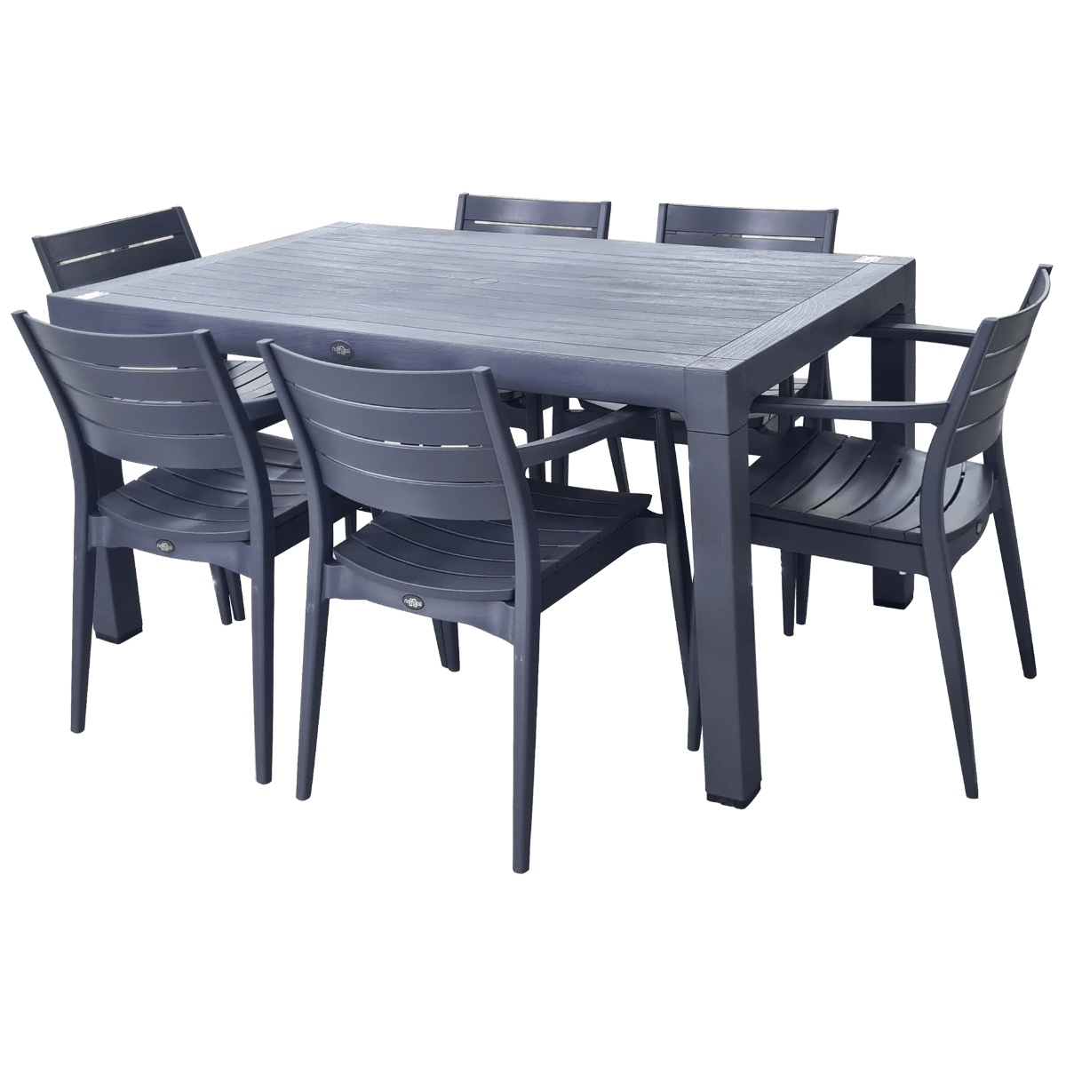 Table de jardin + 6 chaises