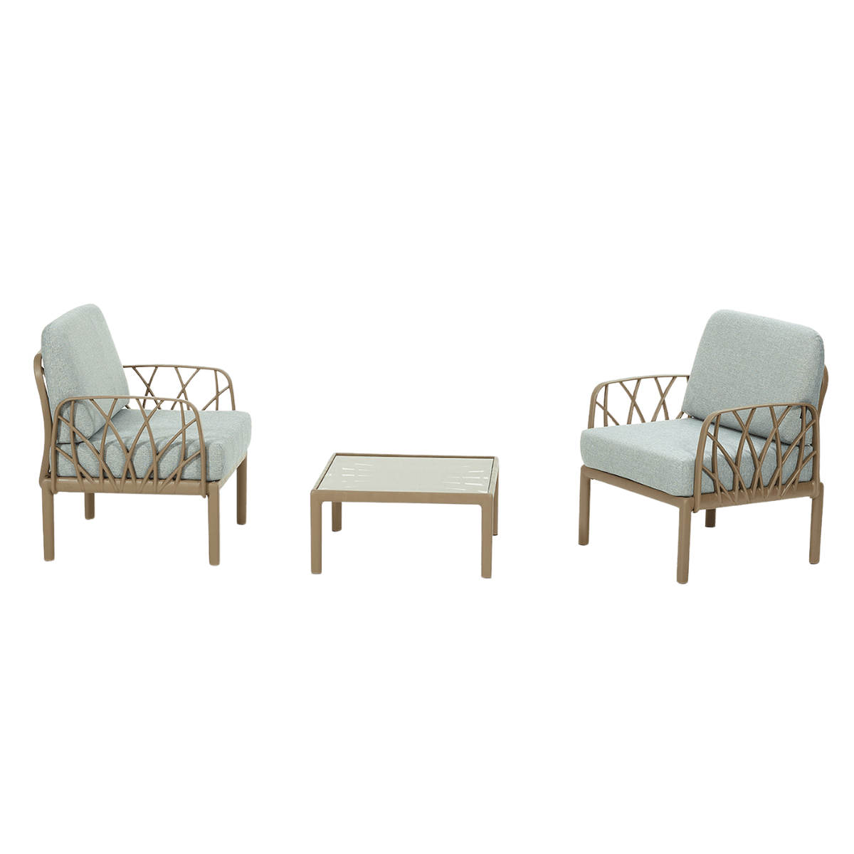 Salon de jardin duo
