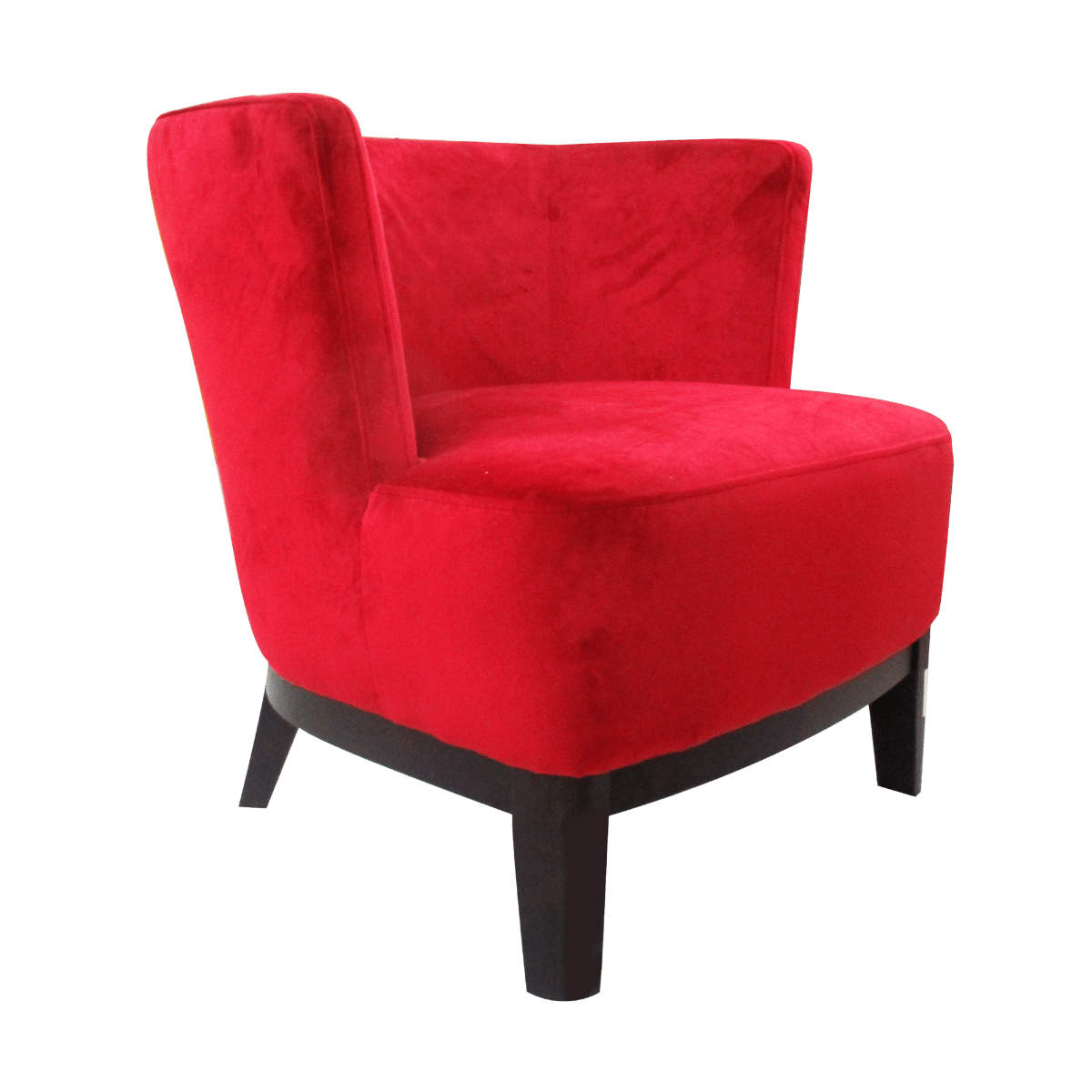 Fauteuil club en velours