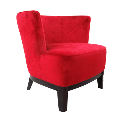 Fauteuil club en velours