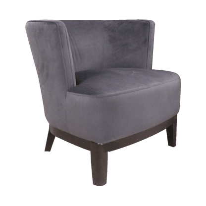 Fauteuil club en velours