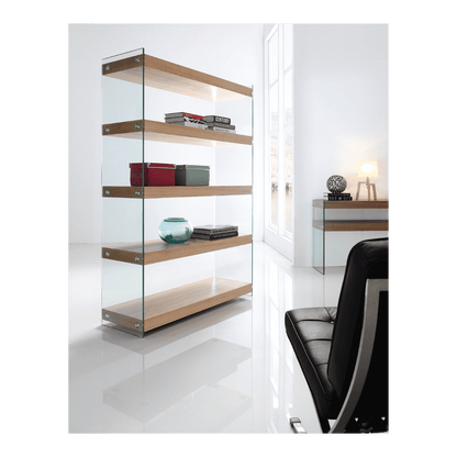 Bibliothèque en verre