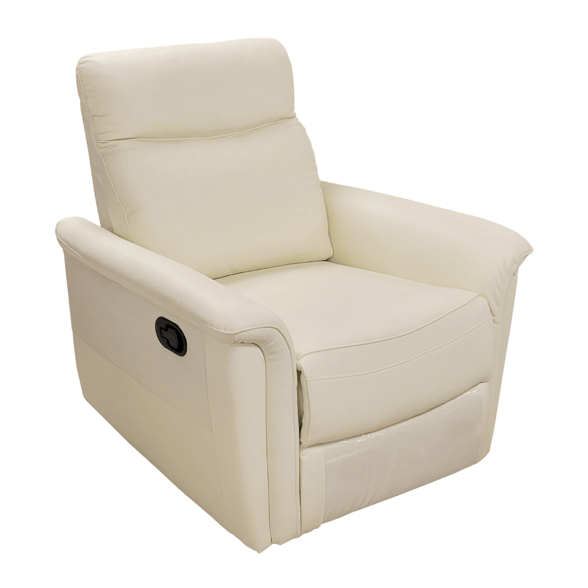 Fauteuil relax en cuir avec mécanisme manuel