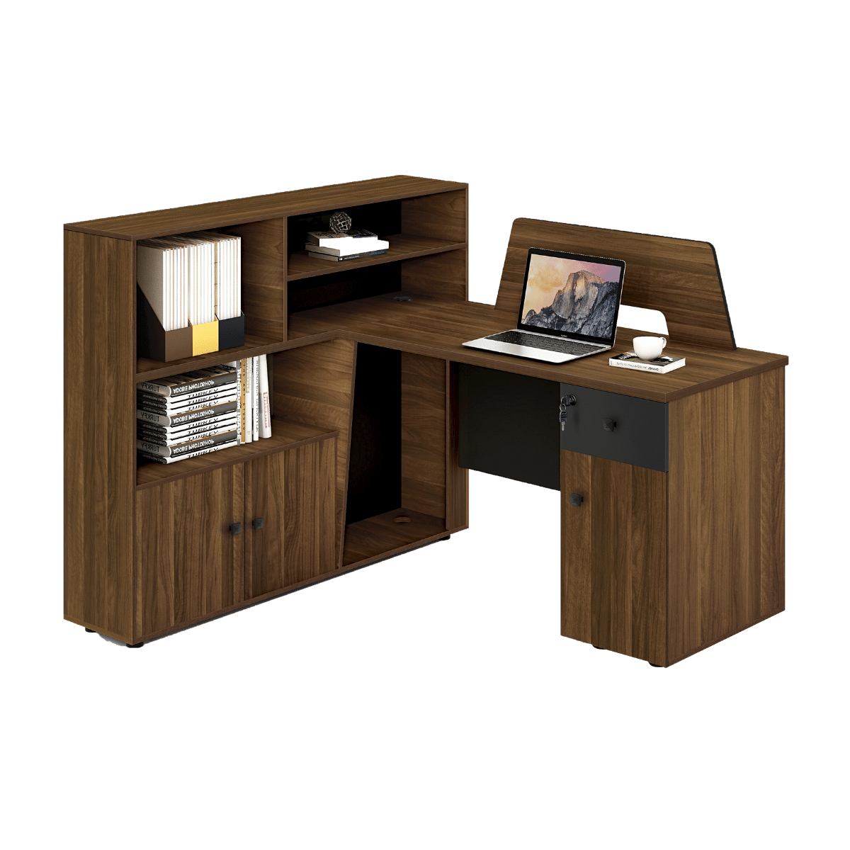 Bureau partition 1 place