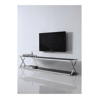 Meuble TV en verre