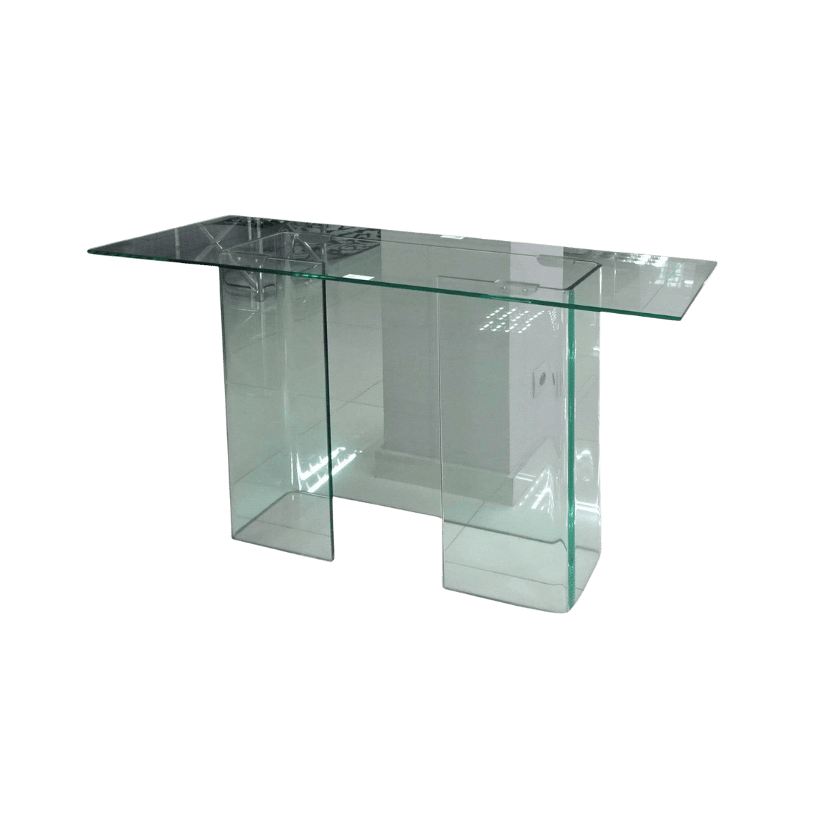 Console en verre