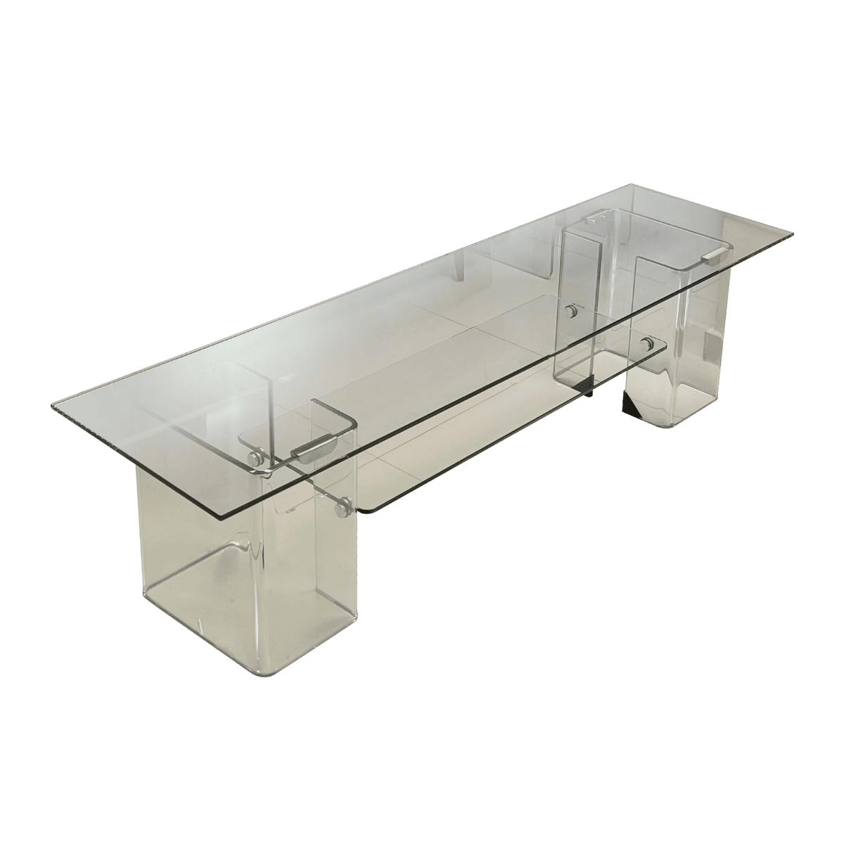 Meuble TV en verre