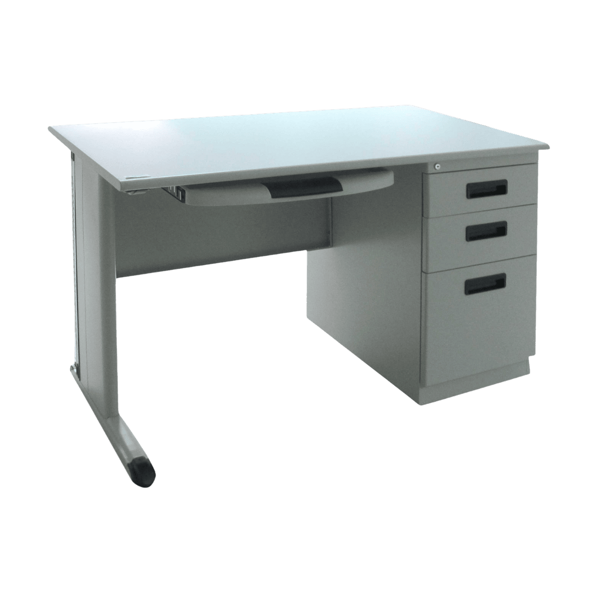 Bureau métallique 120x60x75 cm