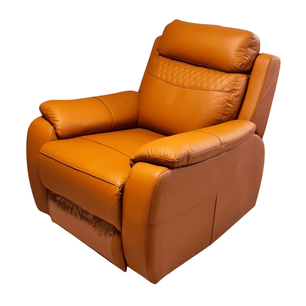 Fauteuil relax en cuir avec mécanisme