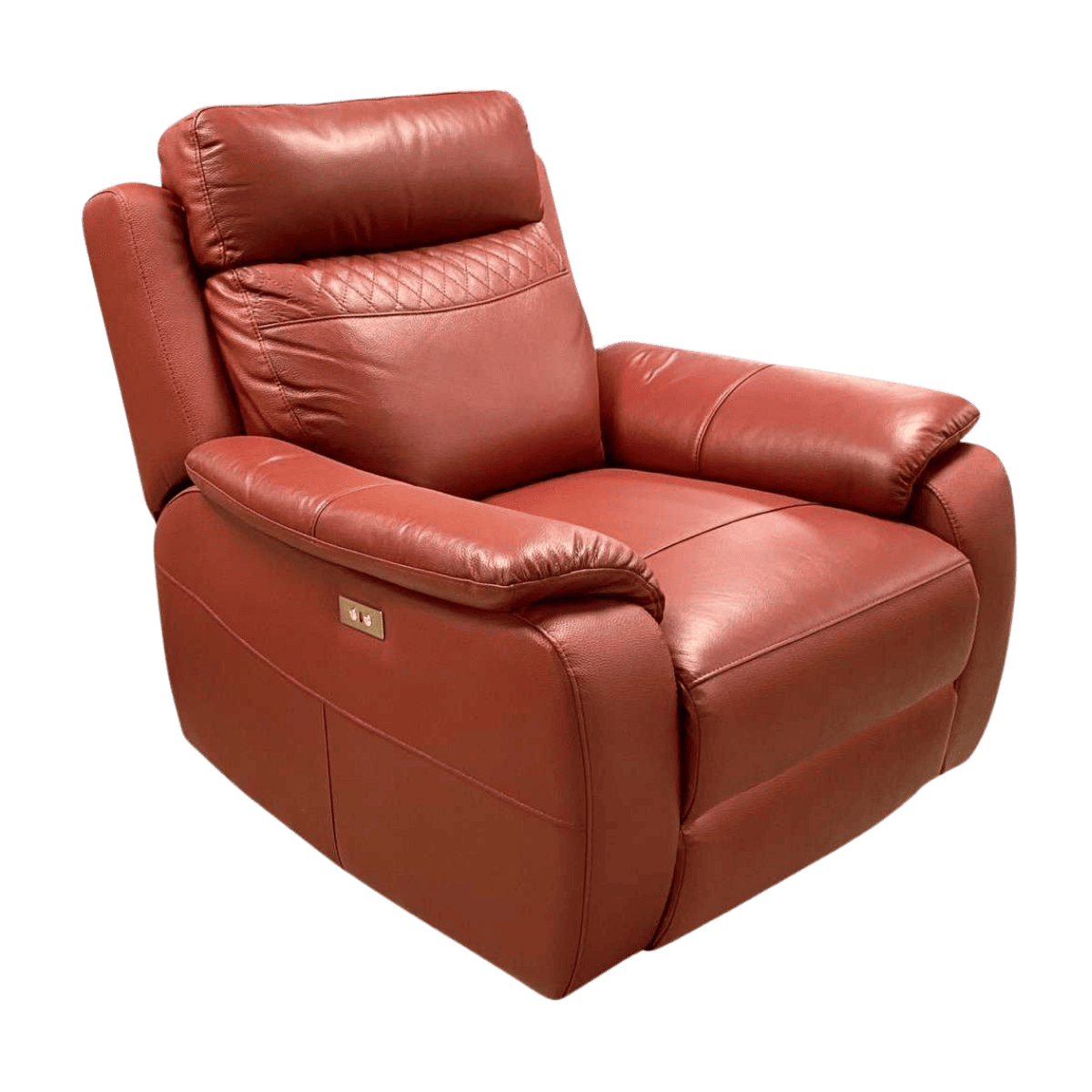 Fauteuil relax en cuir avec mécanisme