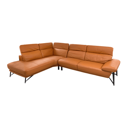 Salon d'angle en cuir