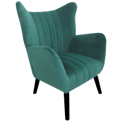 Fauteuil club en velours