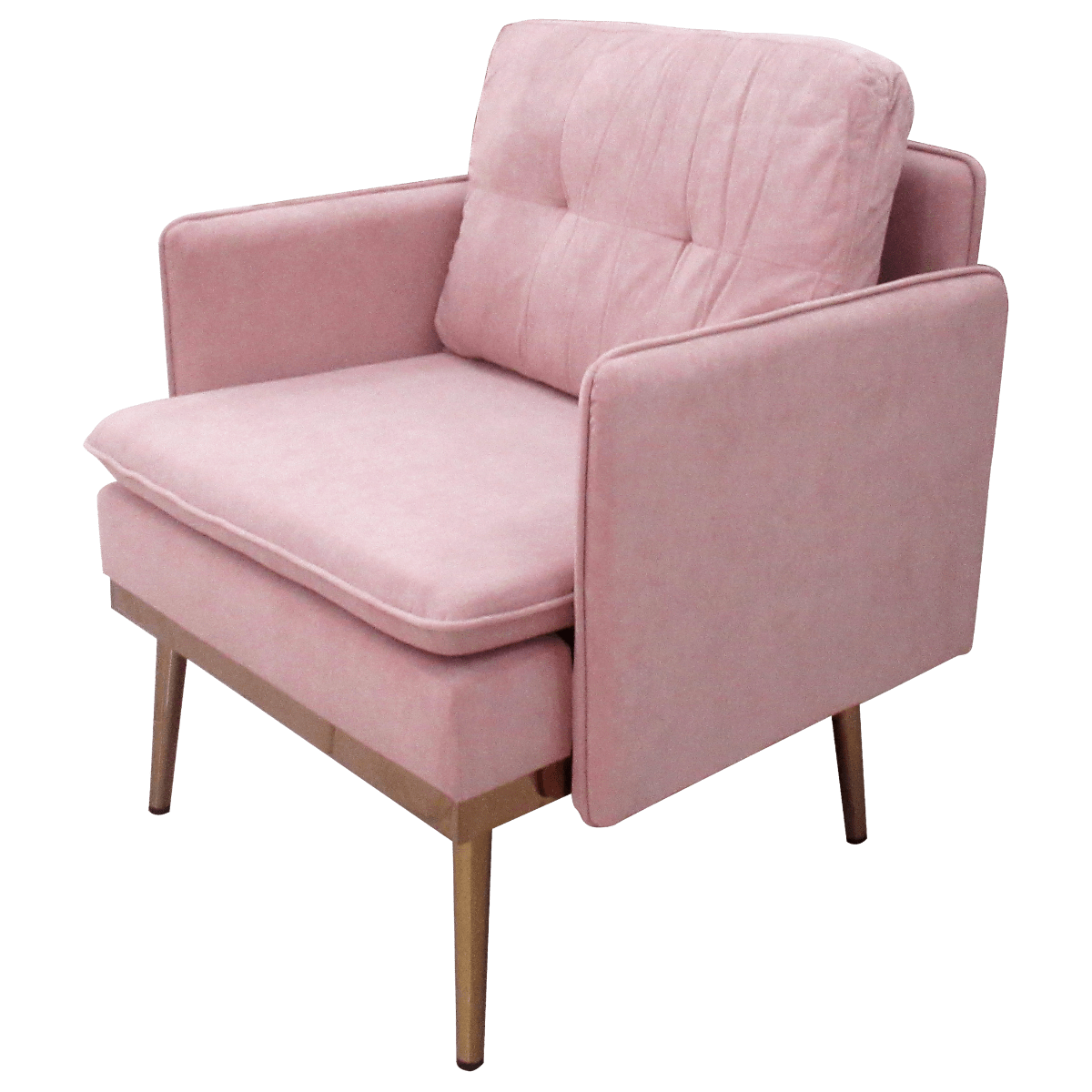 Fauteuil club tissu velvet