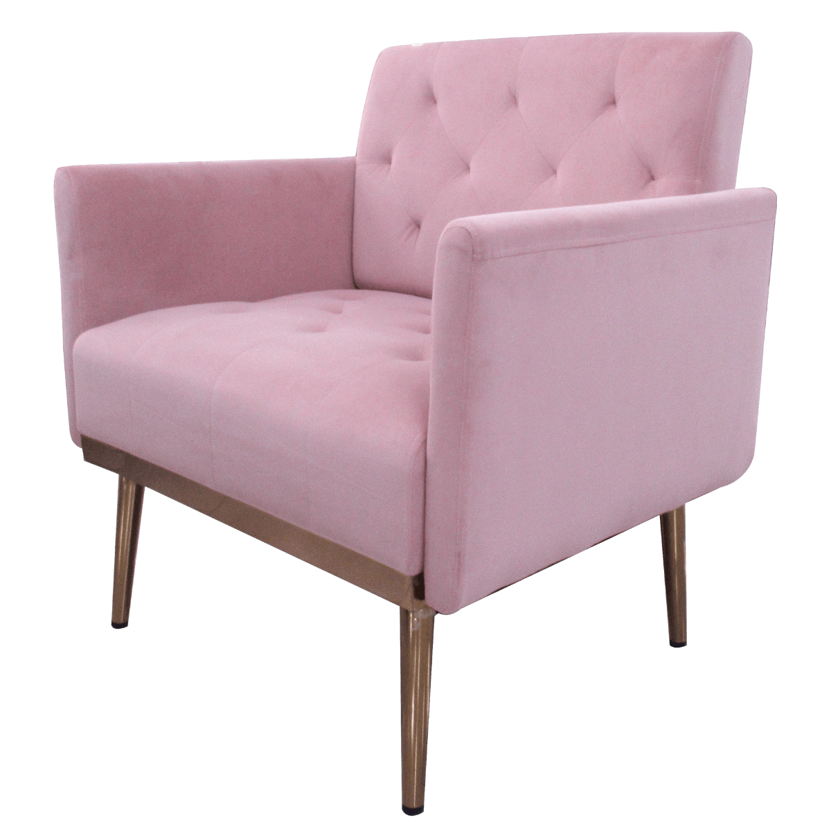 Fauteuil club tissu velvet