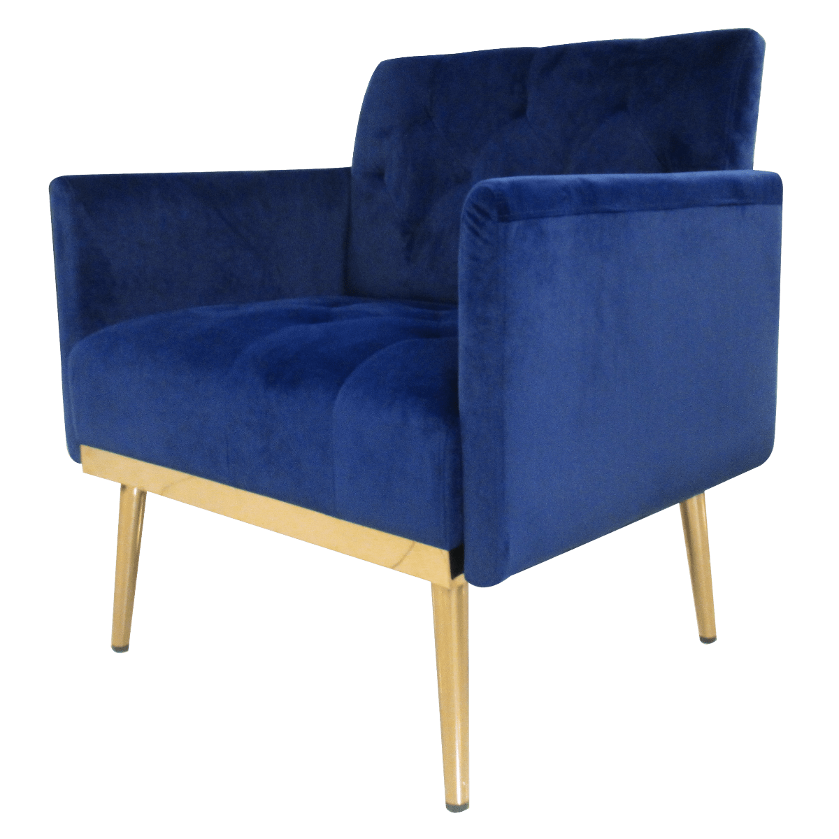 Fauteuil club tissu velvet