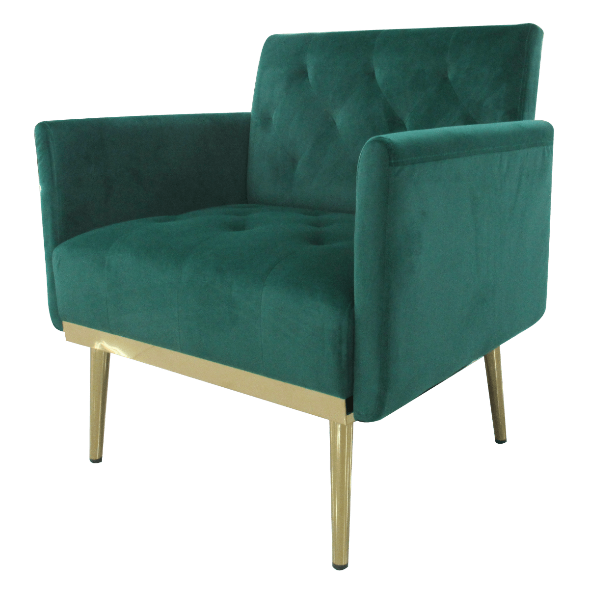 Fauteuil club tissu velvet