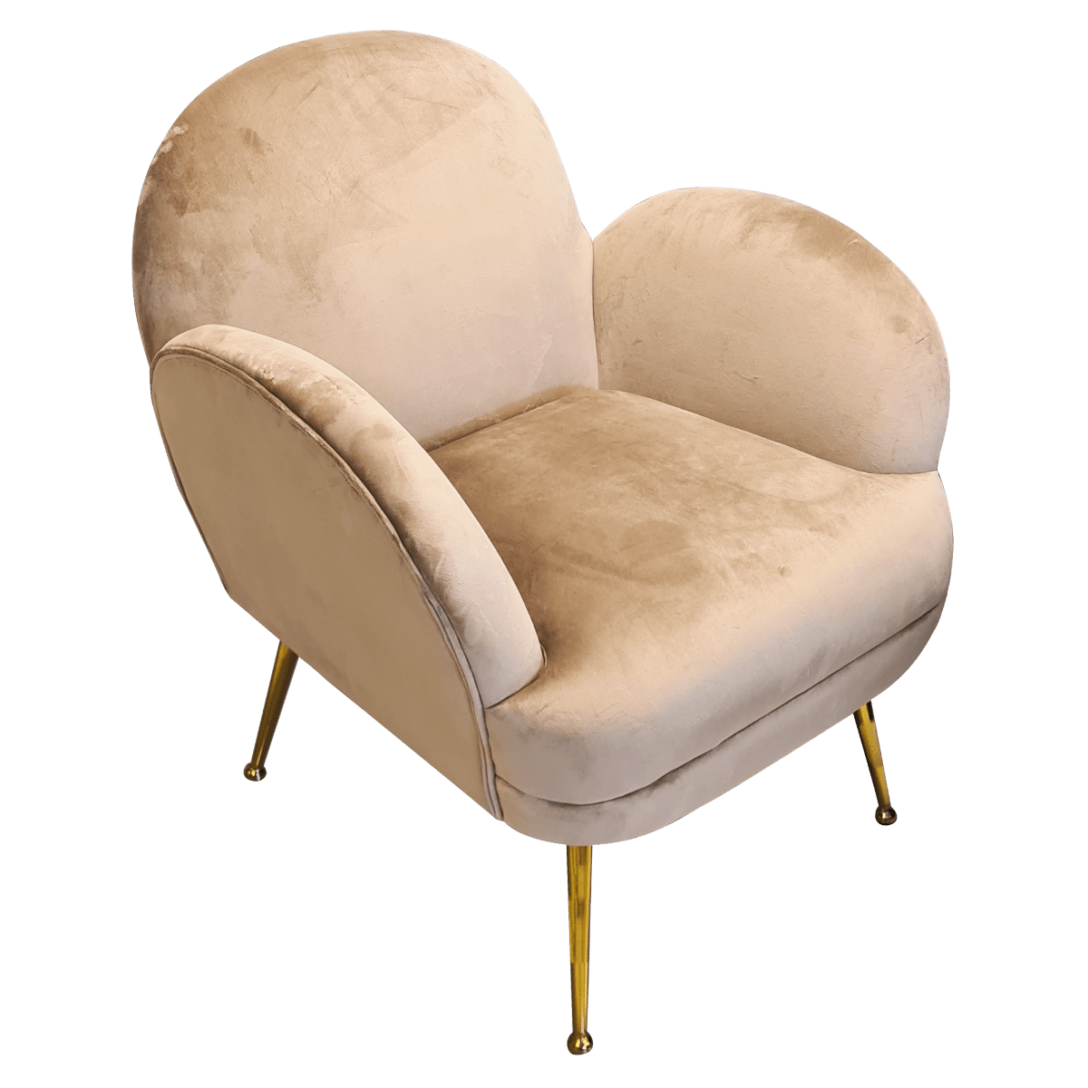 Fauteuil club tissu