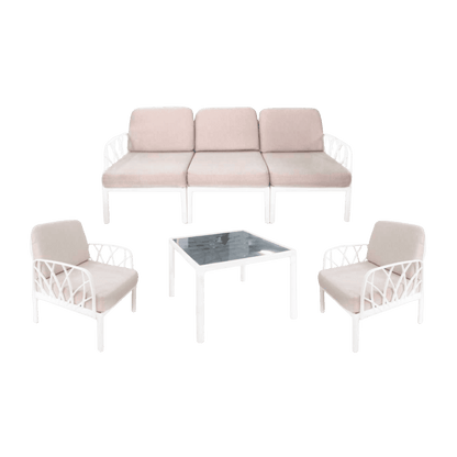 Salon de jardin 3+1+1