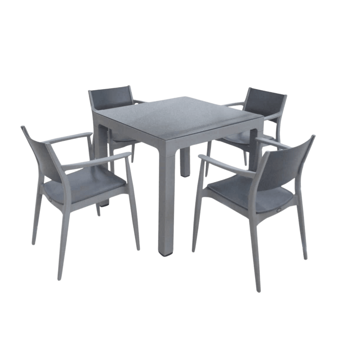 Table de jardin + 4 chaises