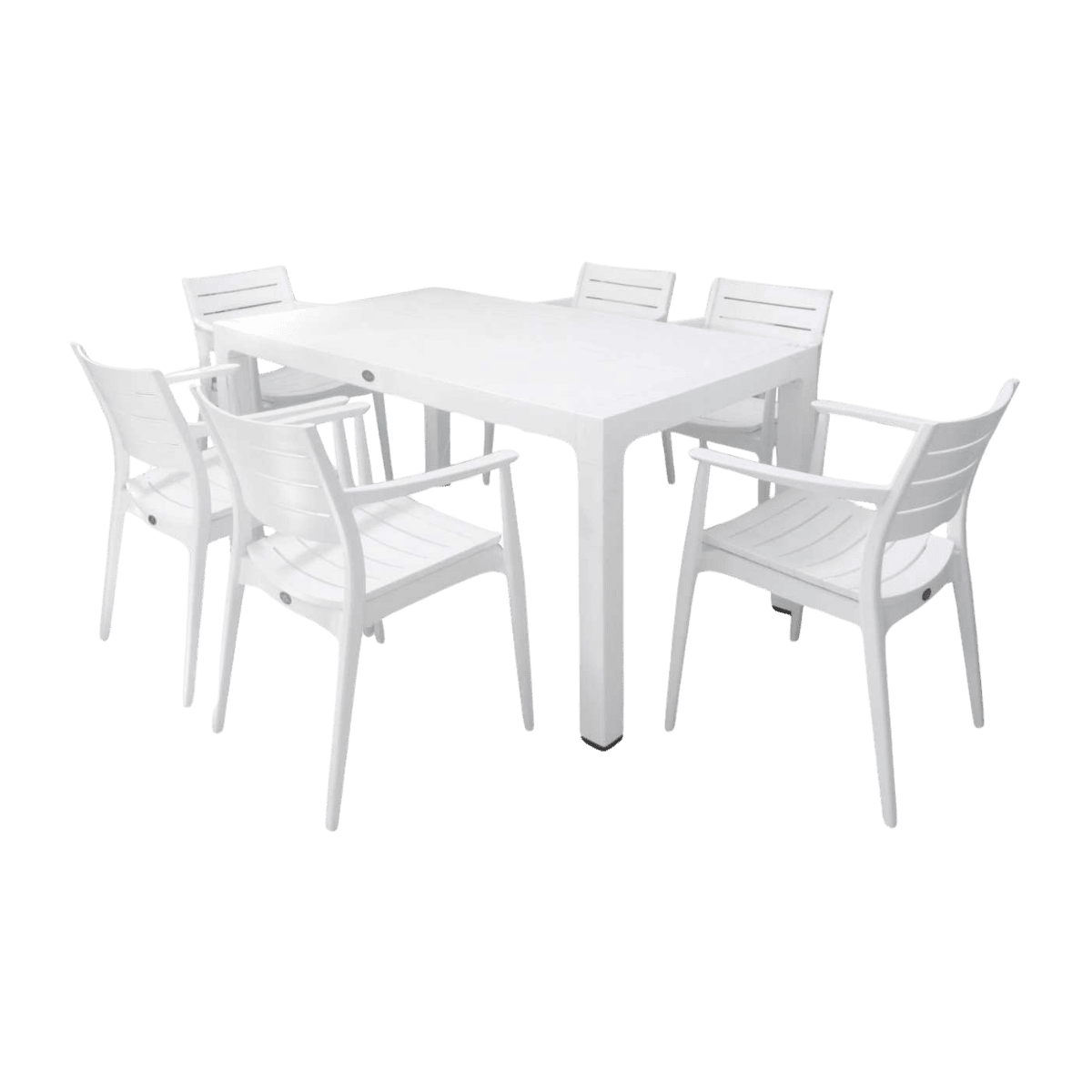 Table de jardin + 6 chaises