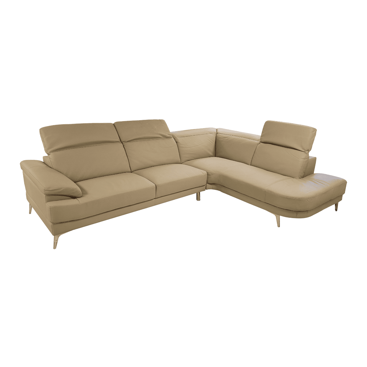 Salon d'angle en cuir
