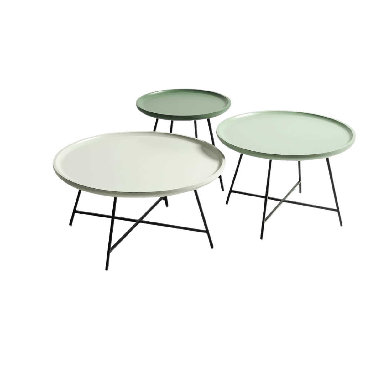 Set de 3 tables basses