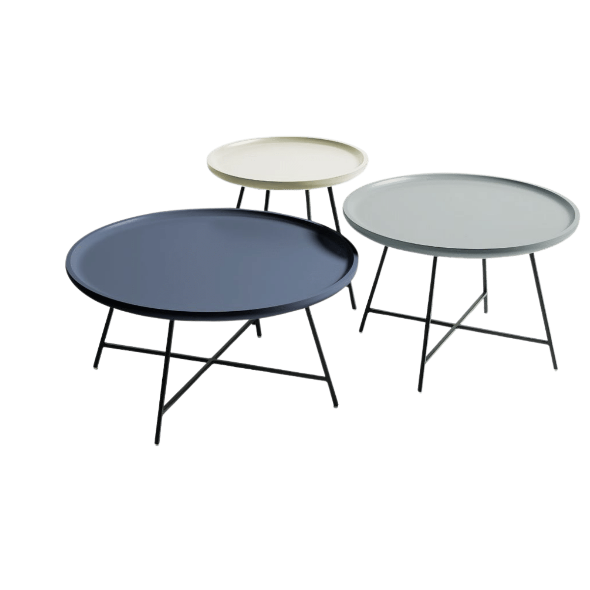 Set de 3 tables basses