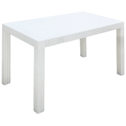 Table rectangulaire en rotin