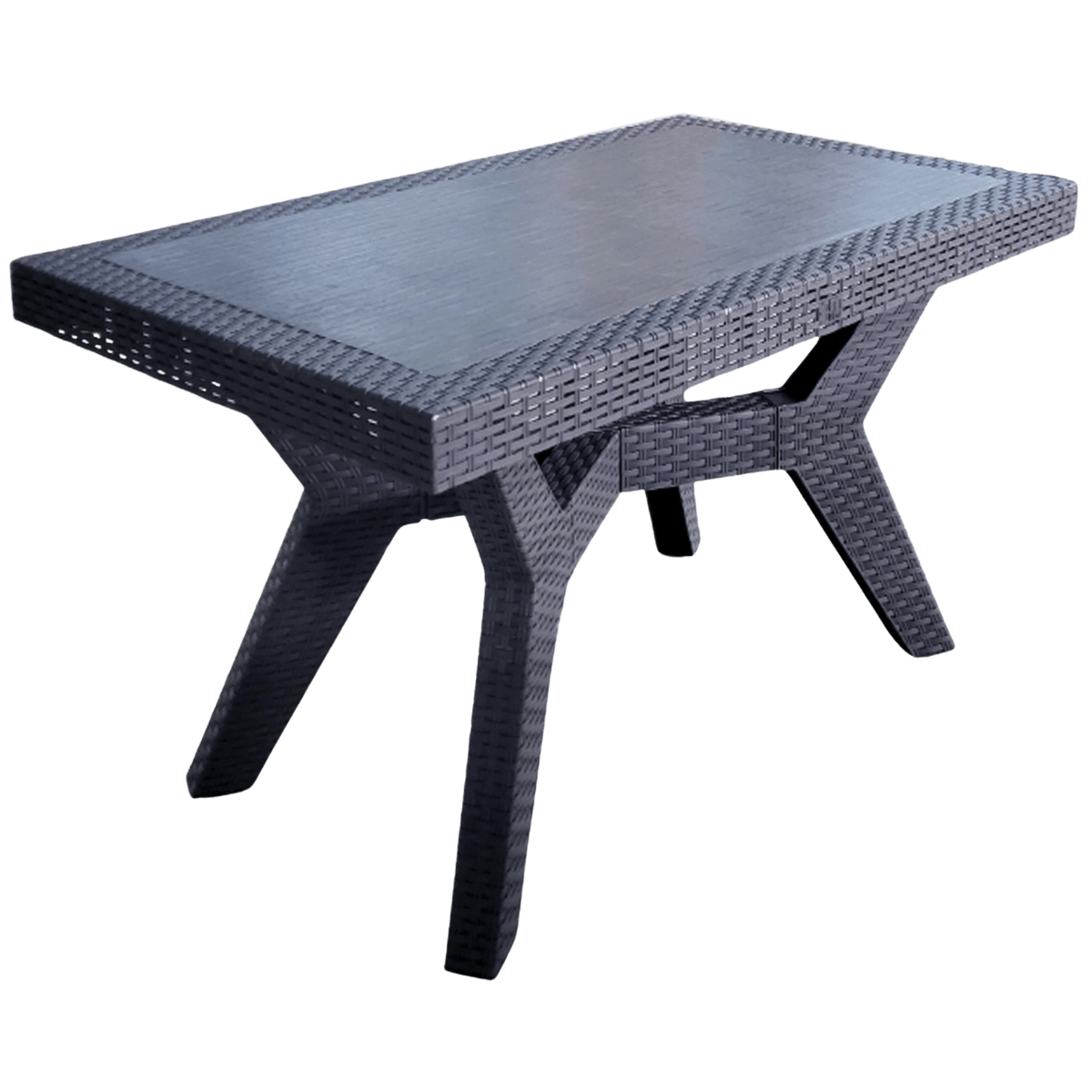 Table rectangle rattan