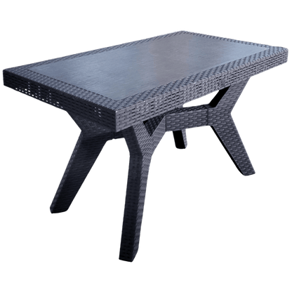 Table rectangulaire en rotin