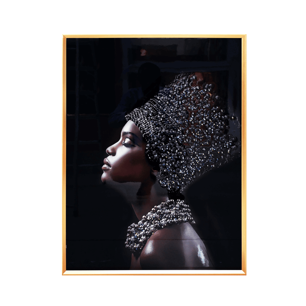 Tableau en verre FEMME AFRICAINE